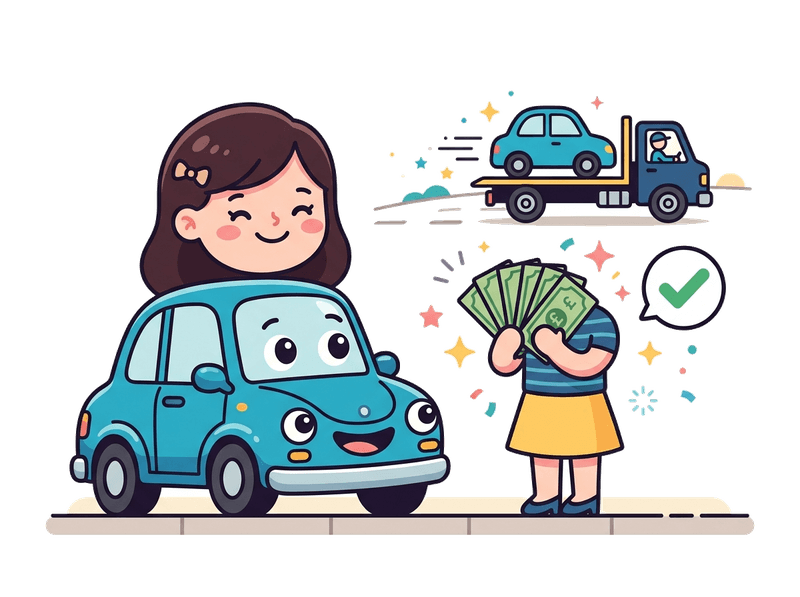 Step 4: Get Paid — Bank transfer on collection in Peckham. No waiting, no chasing. The money is yours before we drive away with your old car.